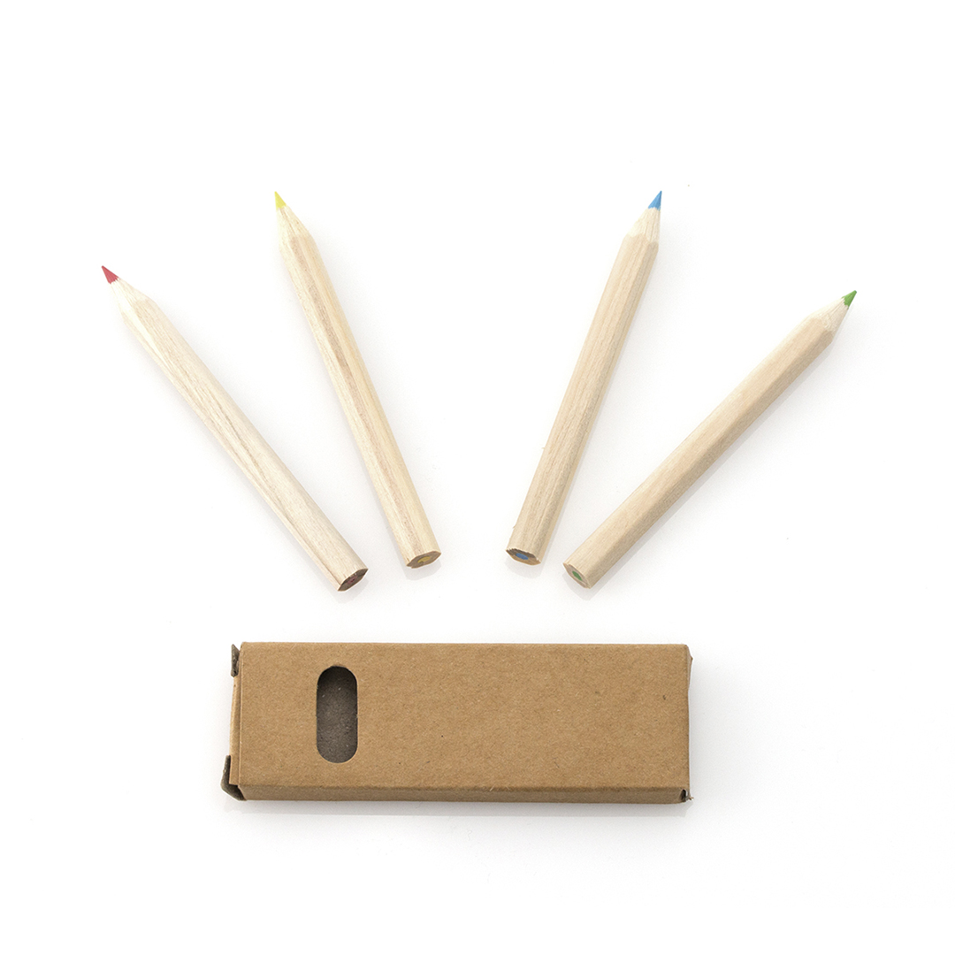 Caja de lápices personalizada Tynie de cartón kraft - Niños y Juegos - Regalo Promocional Personalizado - imagen 3