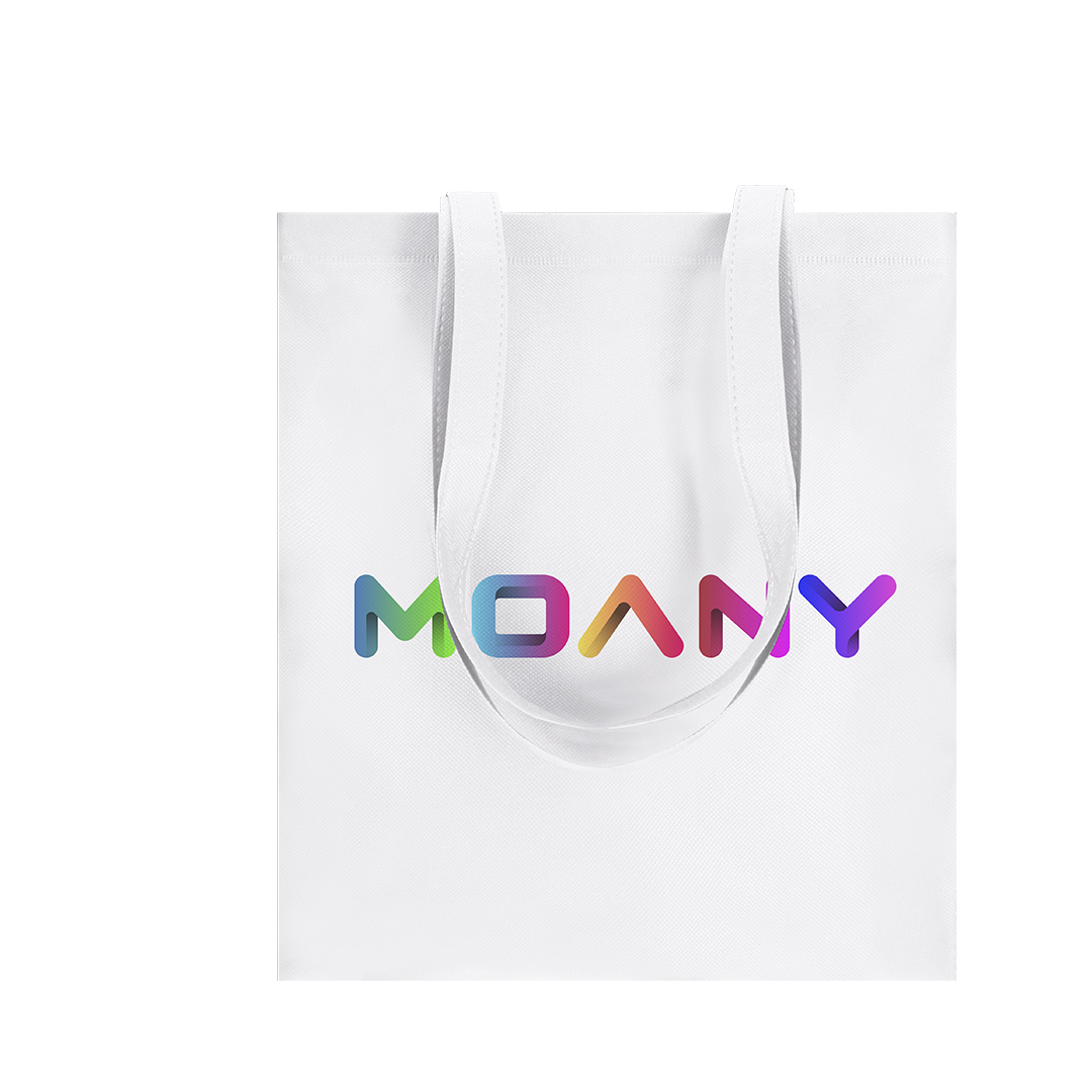 Bolsa para sublimación personalizada Mirtal de non-woven con asas largas - Tote Bags personalizadas - Regalo Promocional Personalizado