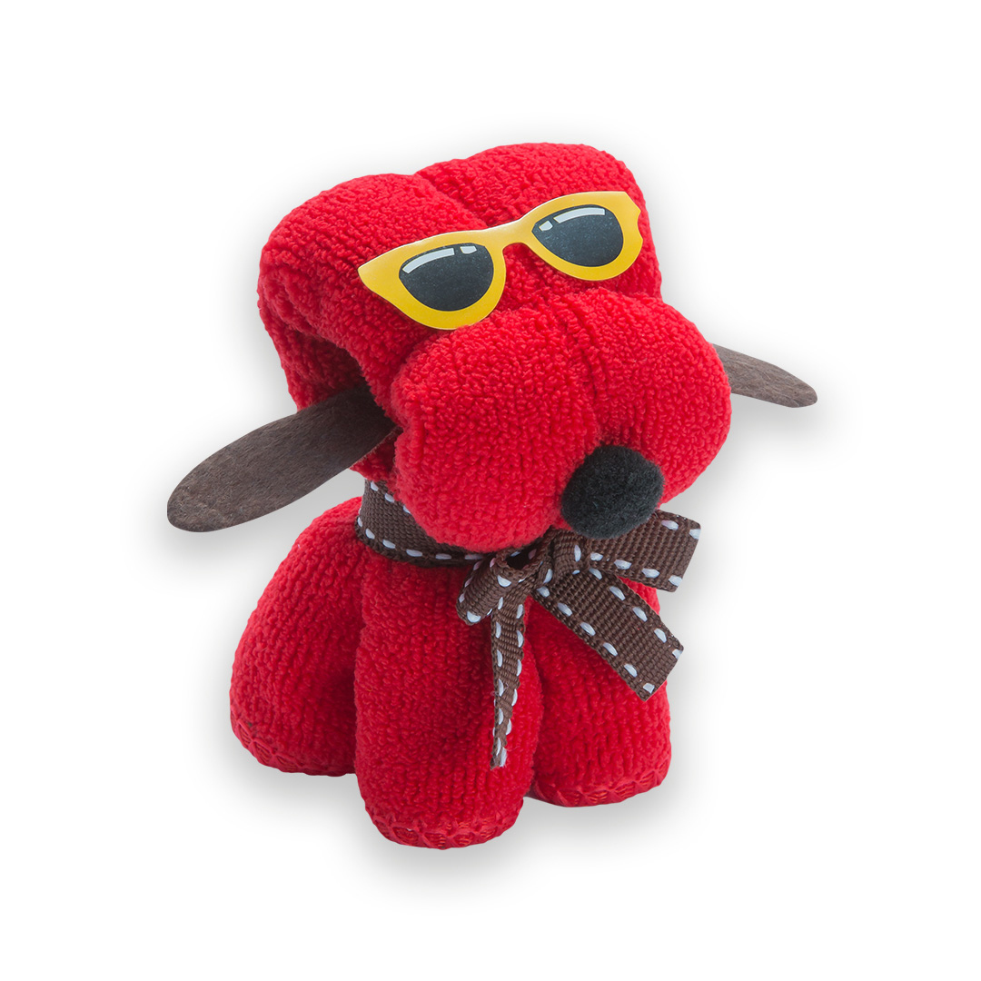 Toalla personalizada absorbente Rustuff perro de microfibra con estuche - Toallas personalizadas - Regalo Promocional Personalizado