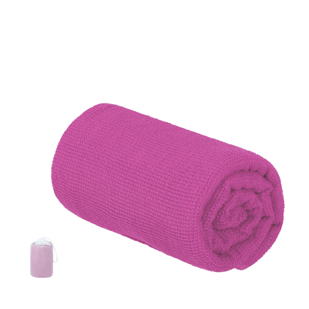 Toalla personalizada absorbente Gymnasio de microfibra con bolsa de 100x50cm - Verano - Regalo Promocional Personalizado