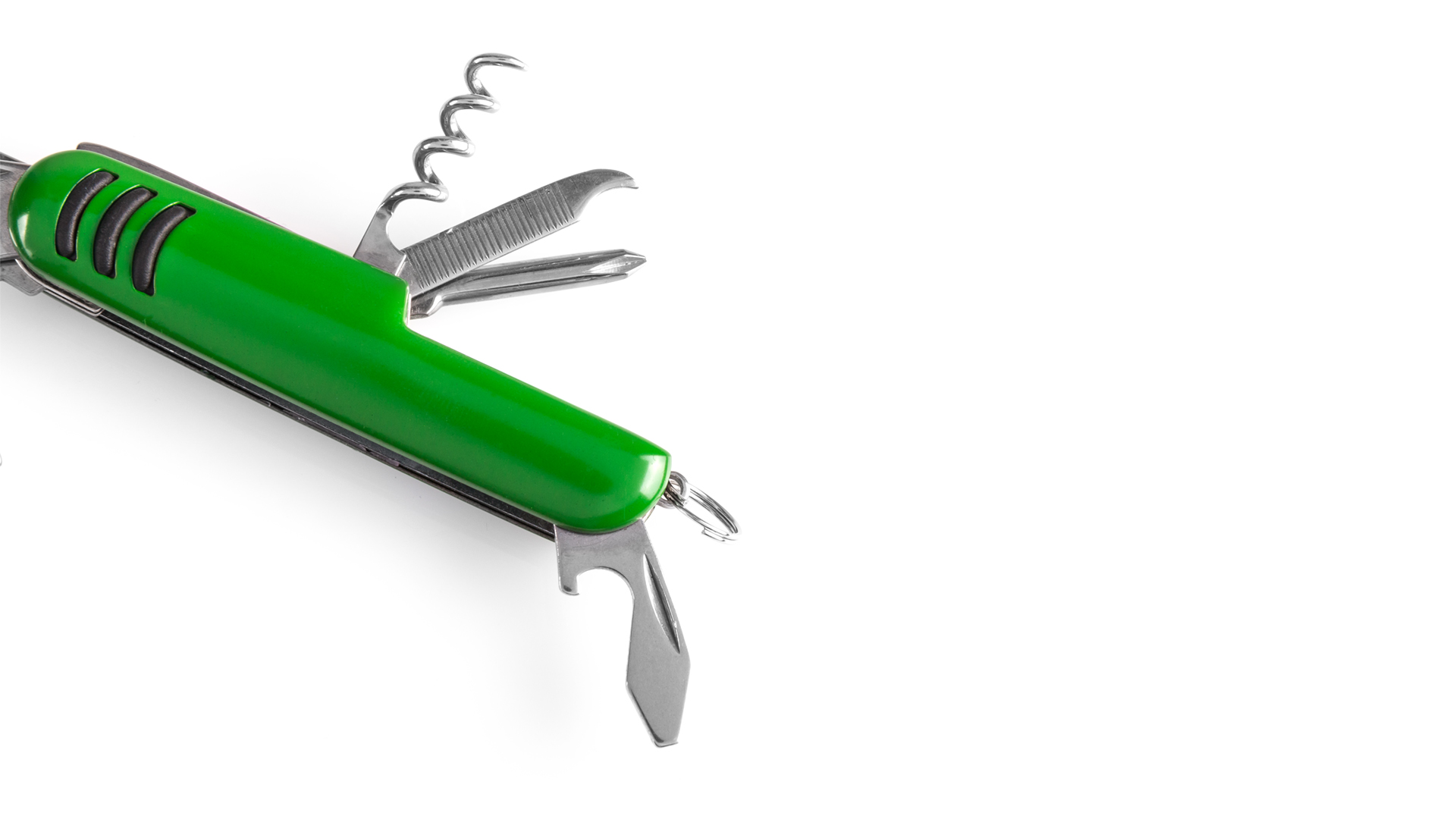 Navaja multiusos personalizada Shakon de acero inox con mango antideslizante