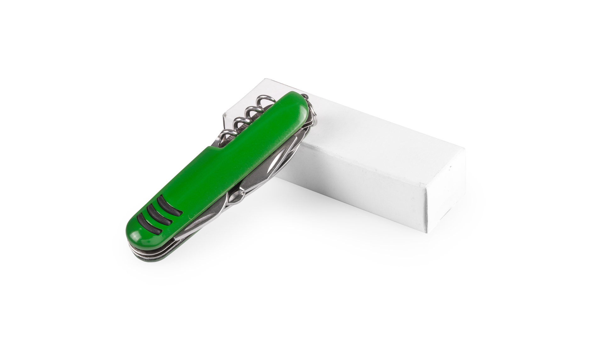 Navaja multiusos personalizada Shakon de acero inox con mango antideslizante - Navajas personalizadas - Regalo Promocional Personalizado - imagen 3