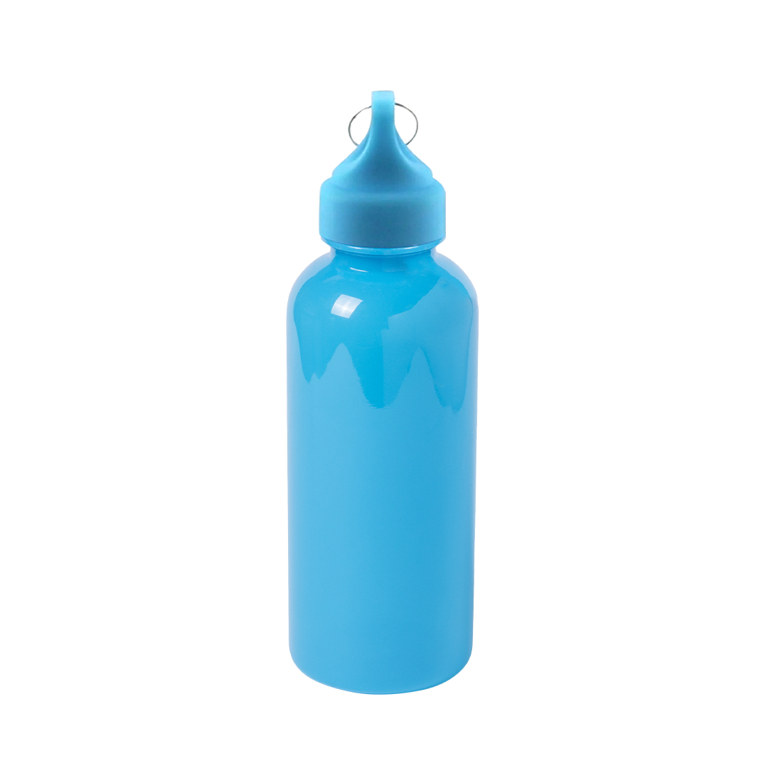 Bidón personalizado Zanip de 600ml en PS translúcido con mosquetón metálico - Tazas y botellas - Regalo Promocional Personalizado - imagen 4