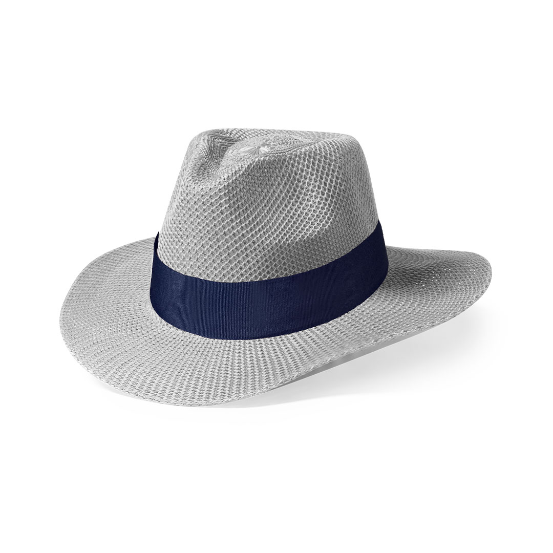 Sombrero personalizado Hindyp de material sintético en colores sobrios - Verano - Regalo Promocional Personalizado - vista alternativa