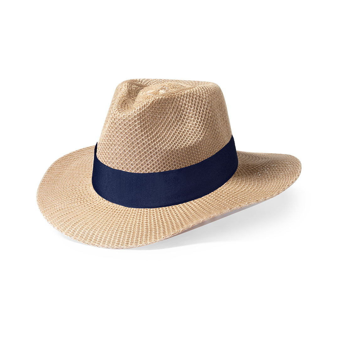 Sombrero personalizado Hindyp de material sintético en colores sobrios - Verano - Regalo Promocional Personalizado - imagen 3