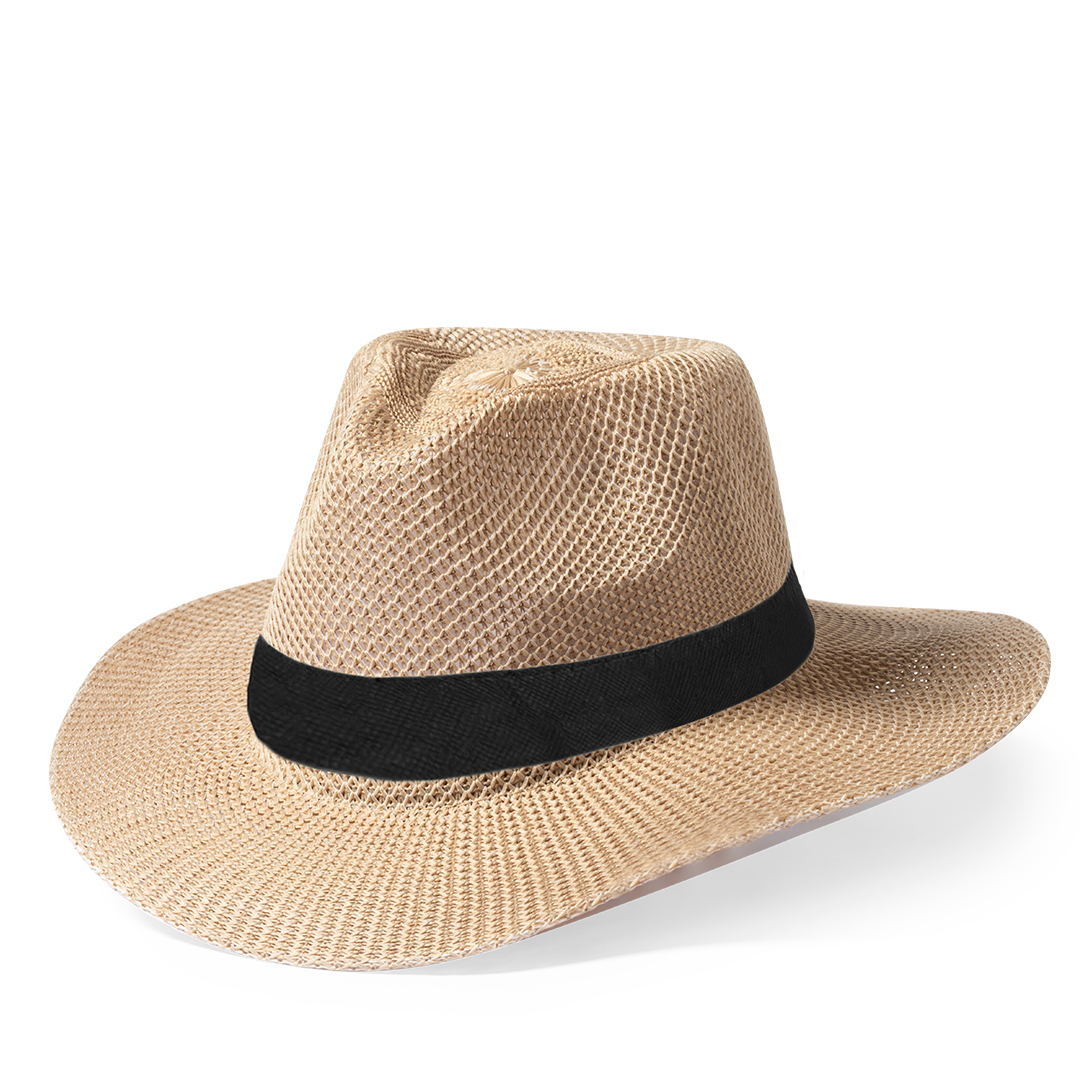 Sombrero personalizado Hindyp de material sintético en colores sobrios - Verano - Regalo Promocional Personalizado