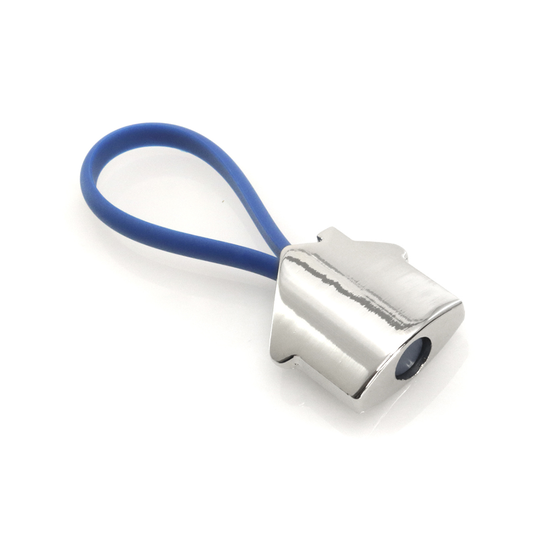 Llavero personalizado Bolky metálico diseño casa 3D