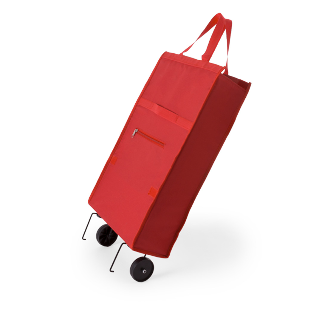Carro compra personalizado Fasty plegable de poliéster 600D con cremallera frontal - Hogar - Regalo Promocional Personalizado - vista alternativa