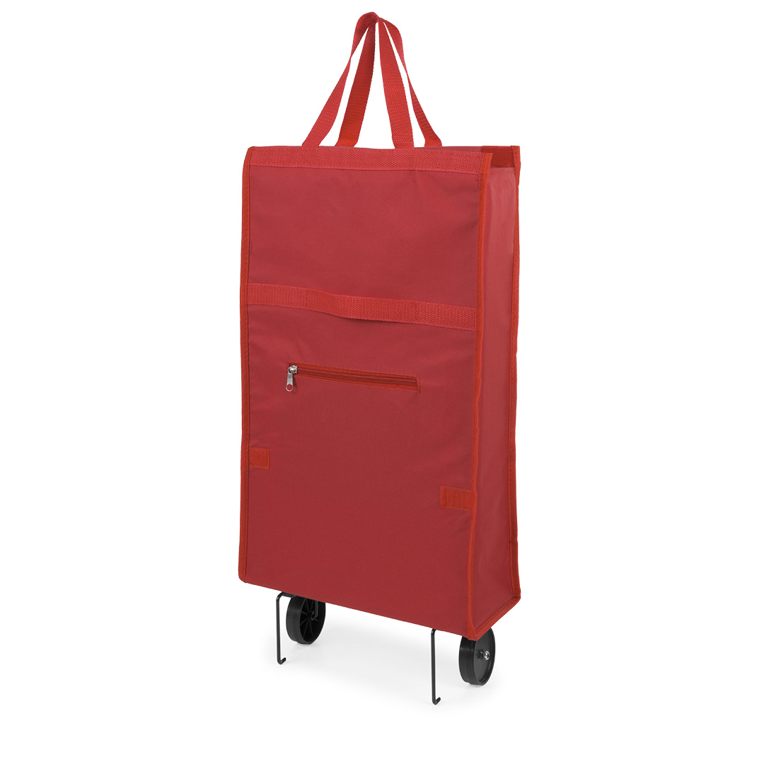 Carro compra personalizado Fasty plegable de poliéster 600D con cremallera frontal - Hogar - Regalo Promocional Personalizado