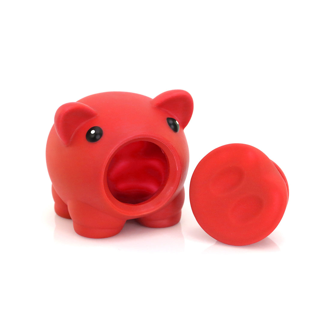 Hucha personalizada Donax cerdito con acabado goma en colores vivos - Niños y Juegos - Regalo Promocional Personalizado - imagen 3