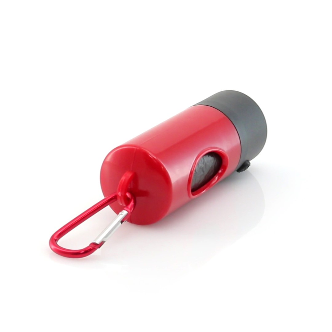 Dispensador de bolsas personalizado Muller con linterna LED integrada