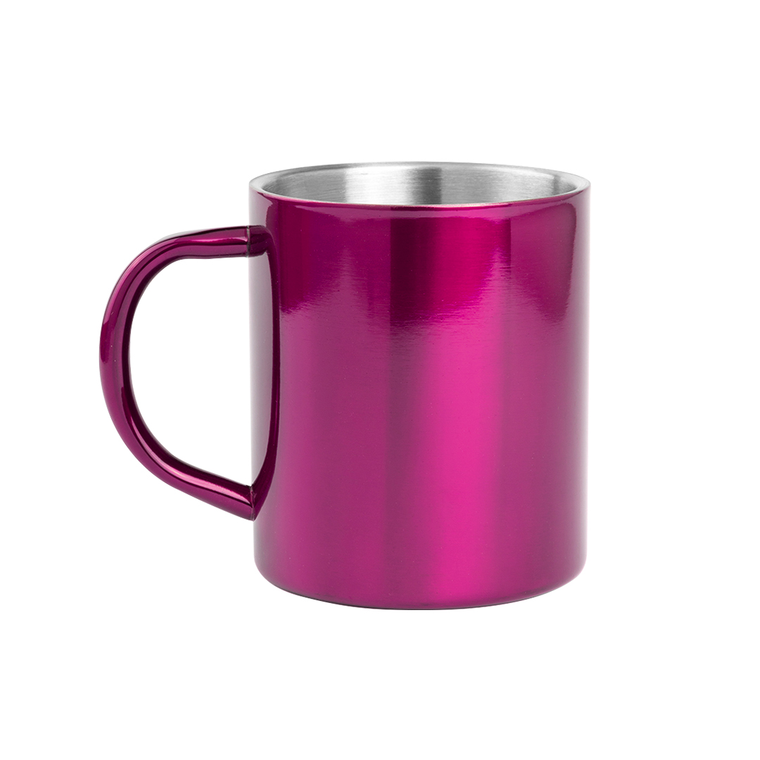 Taza de acero inox personalizada Yozax bicolor de 280ml - Tazas y vasos personalizados - Regalo Promocional Personalizado