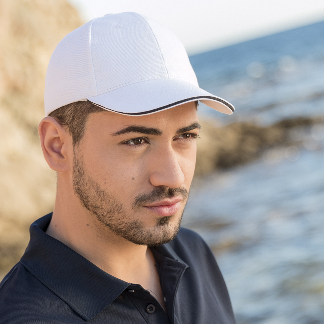 Gorra personalizada Rubec de 6 paneles algodón peinado sandwich - Gorras y sombreros - Regalo Promocional Personalizado - imagen 5