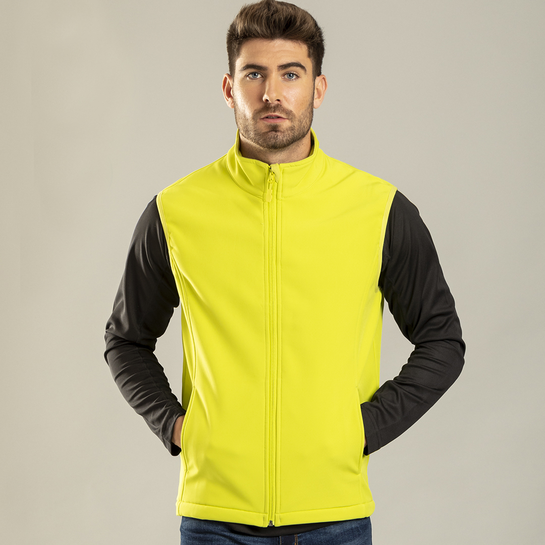 Chaleco personalizado Balmax impermeable de soft shell con elastano - Ropa y accesorios - Regalo Promocional Personalizado
