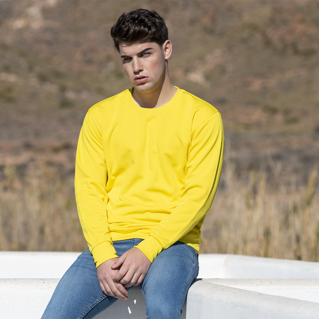 Sudadera técnica adulto personalizada Kroby de poliéster - Sudaderas personalizadas - Regalo Promocional Personalizado