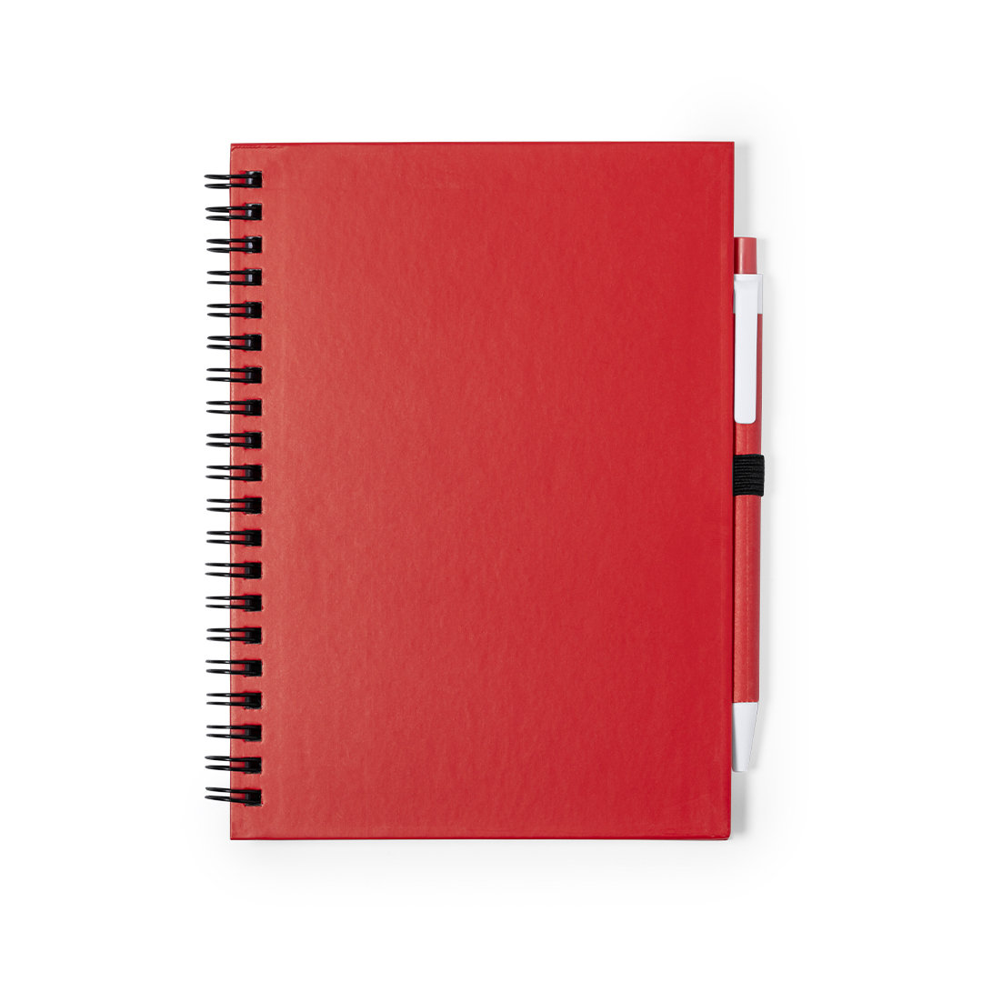 Libreta personalizada Koguel set de cartón reciclado con bolígrafo - Oficina - Regalo Promocional Personalizado - imagen 5