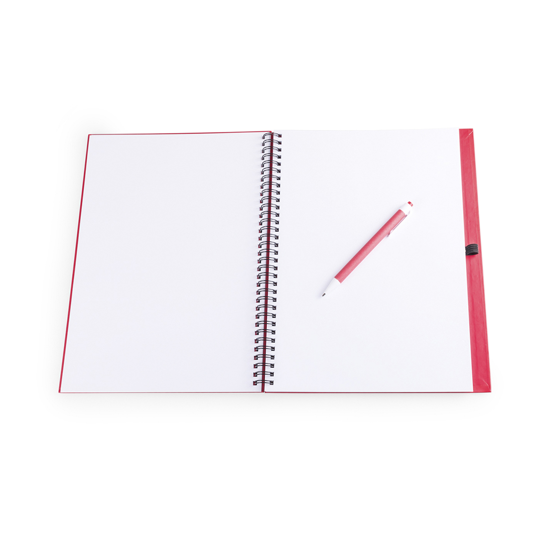 Libreta personalizada Tecnar de cartón reciclado con bolígrafo atrevida - Oficina - Regalo Promocional Personalizado - imagen 3