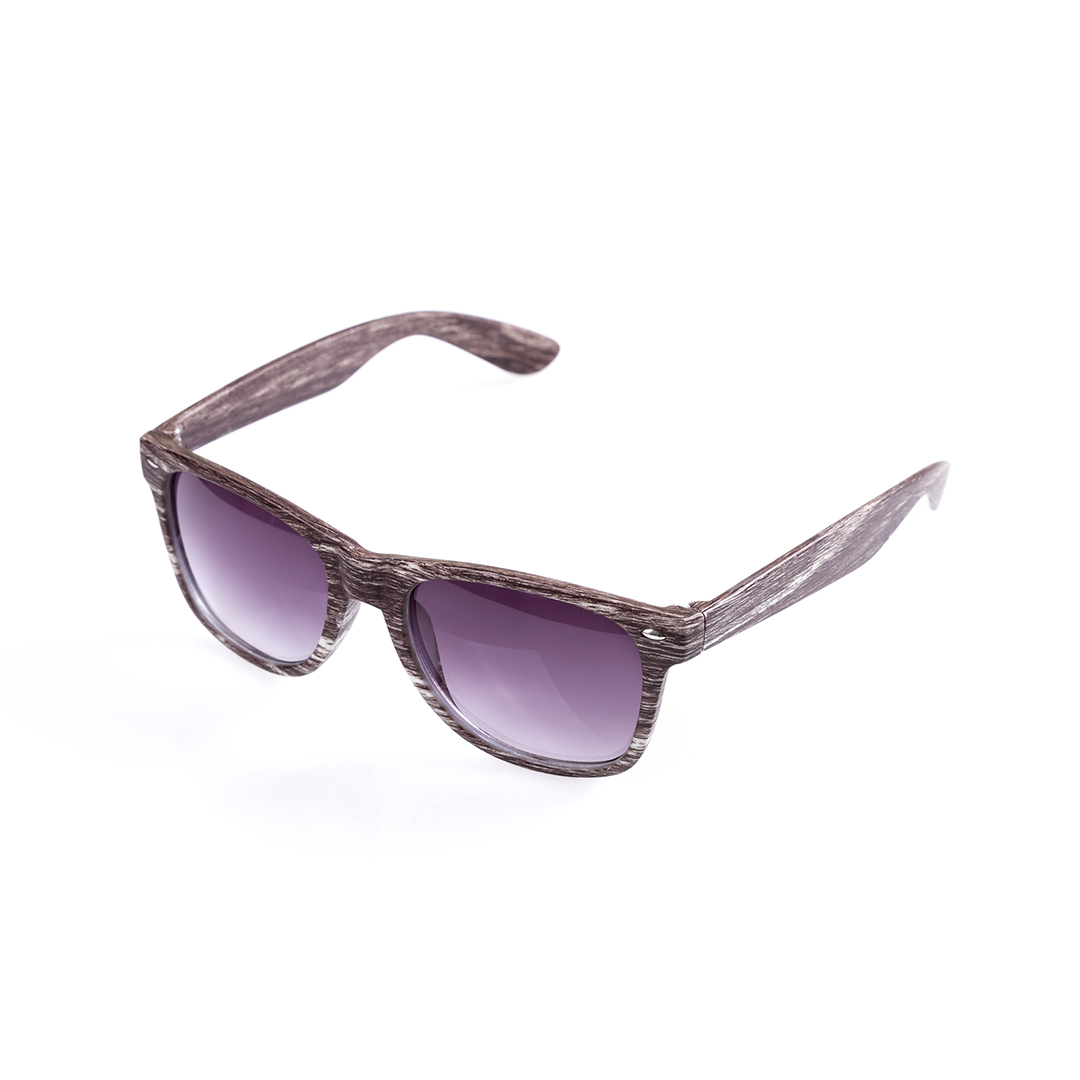 Gafas de sol personalizadas Haris imitación madera - Verano - Regalo Promocional Personalizado - vista alternativa