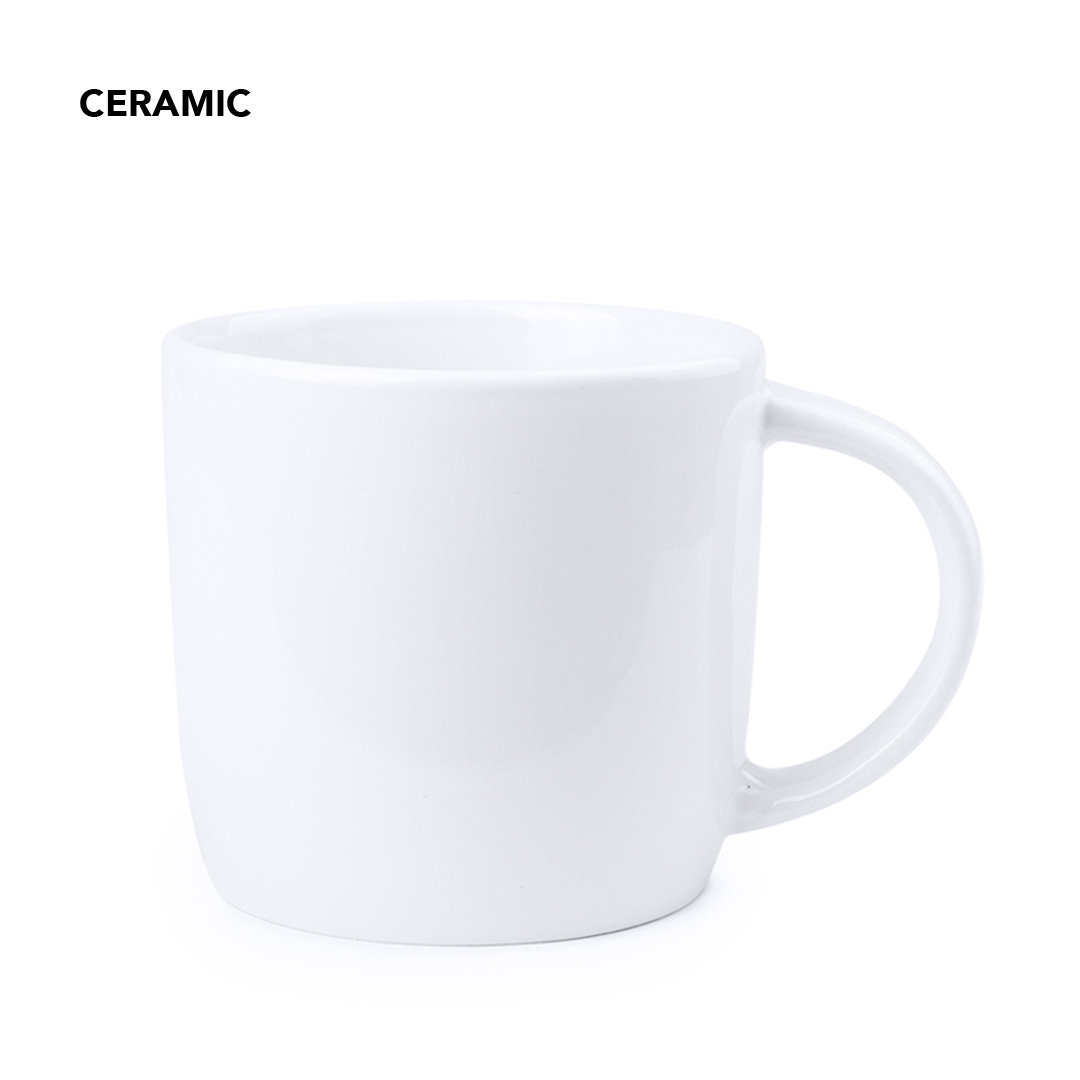 Taza de cerámica personalizada Tarbox de 380ml