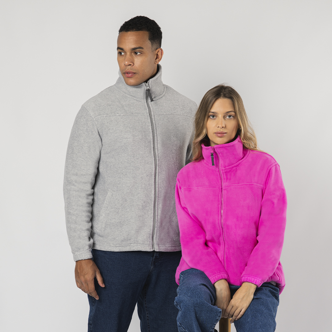 Chaqueta personalizada Hizan de polar fleece 280g cuello maxi anti-pilling - Ropa y accesorios - Regalo Promocional Personalizado