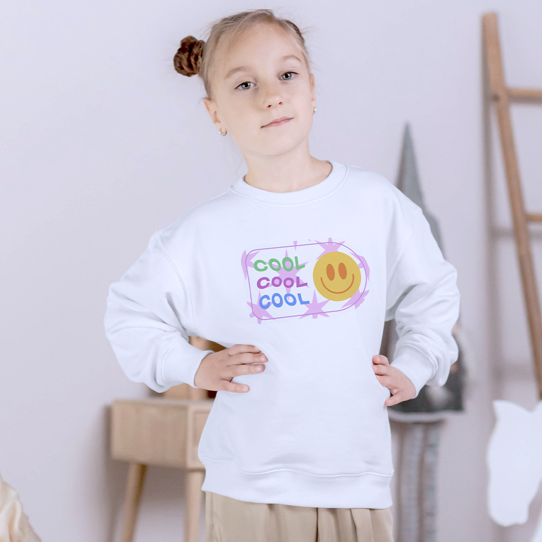 Sudadera técnica niñoo personalizada Kroby de poliéster