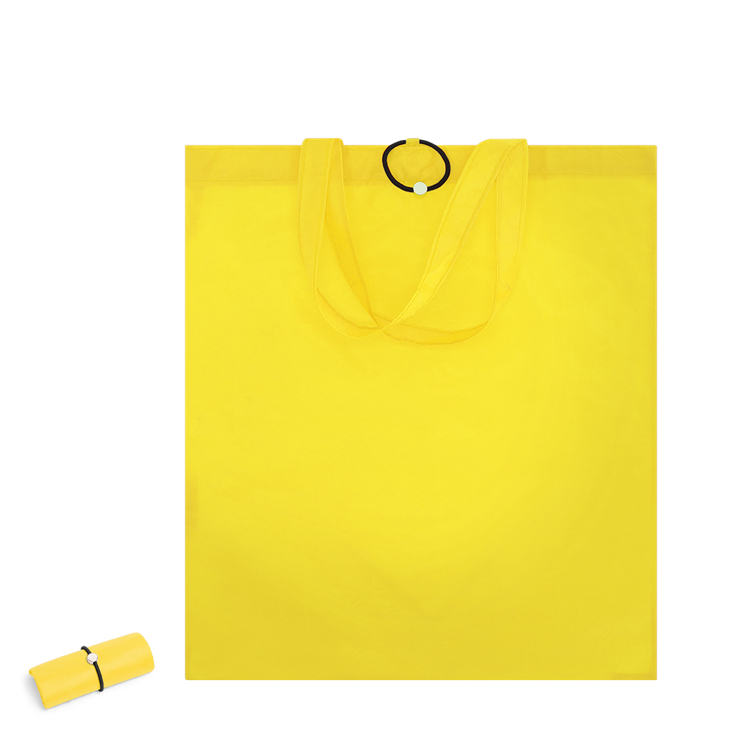 Bolsa plegable personalizada Conel de poliéster con elástico - Bolsas personalizadas plegables - Regalo Promocional Personalizado