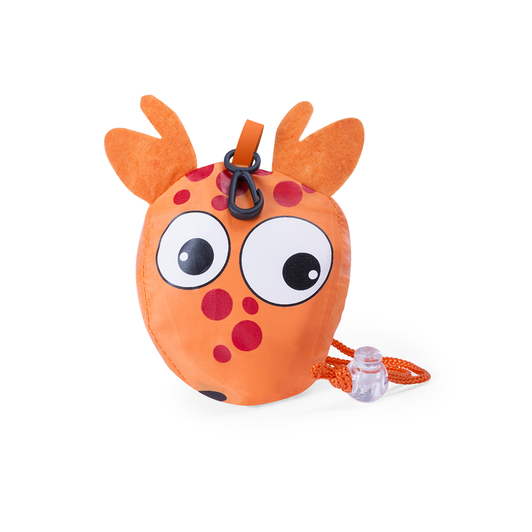 Mochila plegable personalizada Kissa para niño de poliéster 190T con animales - Niños y Juegos - Regalo Promocional Personalizado - imagen 3