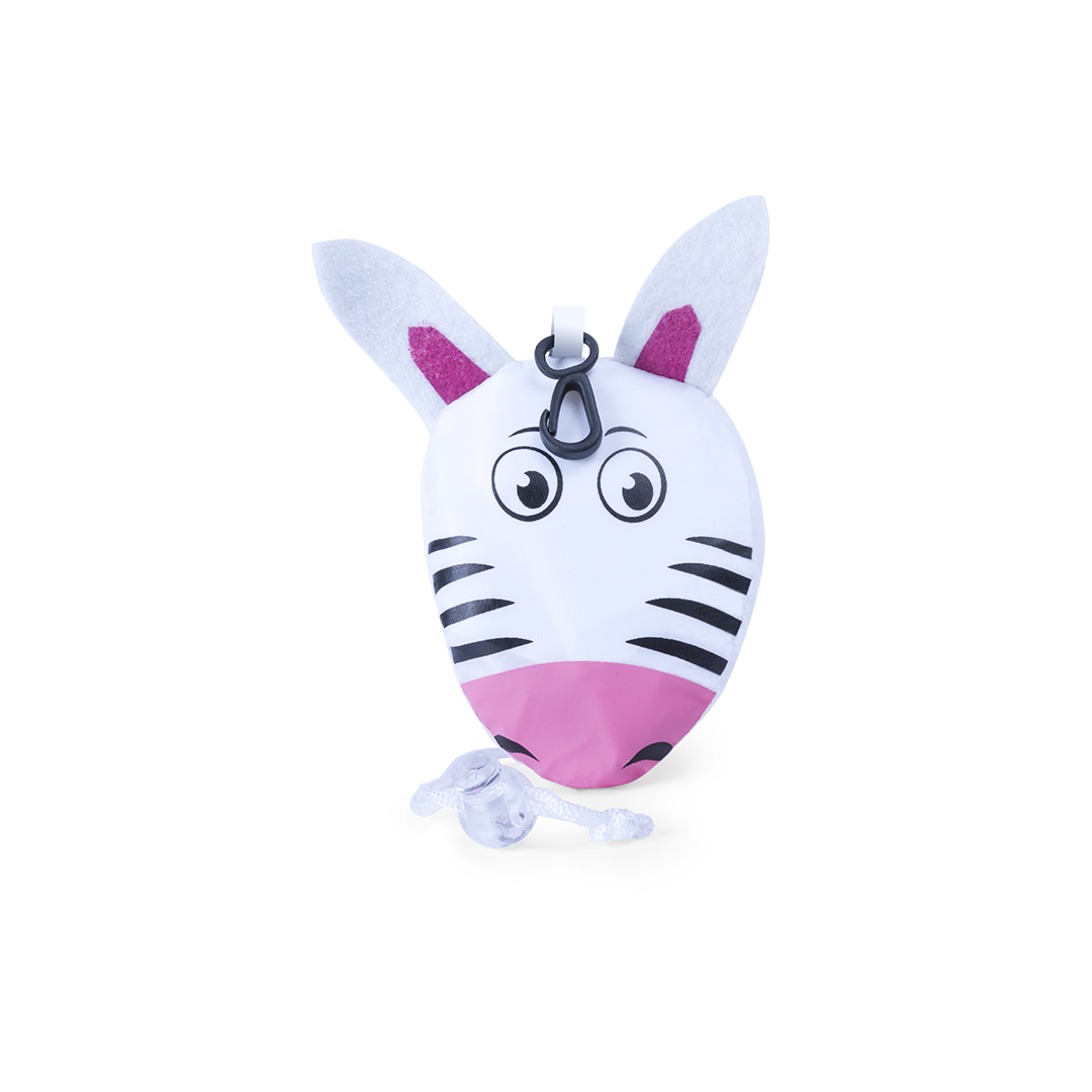 Mochila plegable personalizada Kissa para niño de poliéster 190T con animales - Niños y Juegos - Regalo Promocional Personalizado - imagen 5