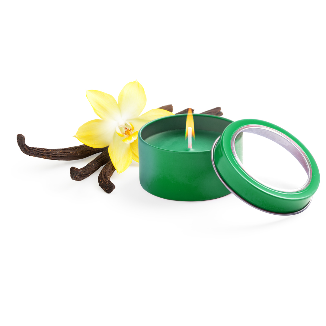 Vela aromática personalizada Sioko metálica con ventana transparente - Velas personalizadas - Regalo Promocional Personalizado - vista alternativa