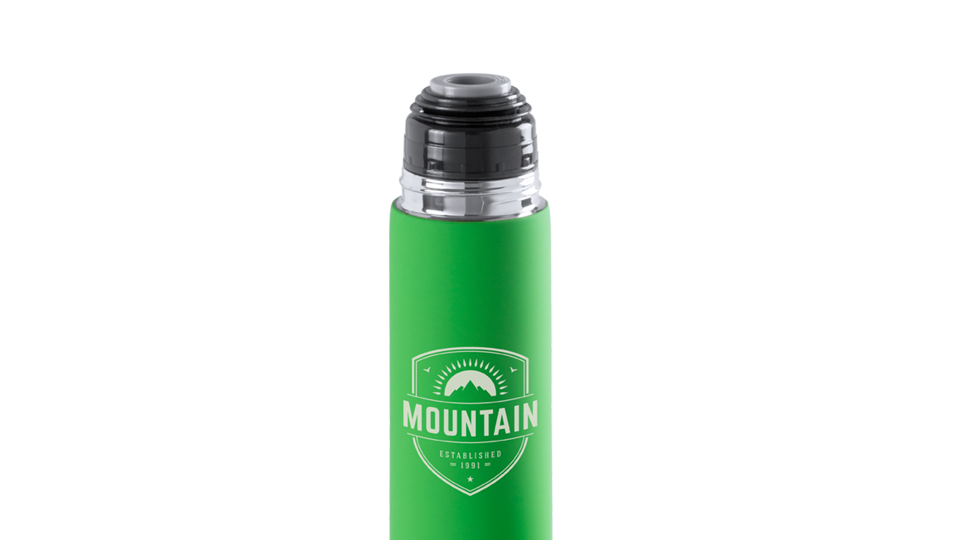 Termo de acero inox personalizado Hosban monocolor con taza de 500ml - Termos personalizados - Regalo Promocional Personalizado - imagen 3