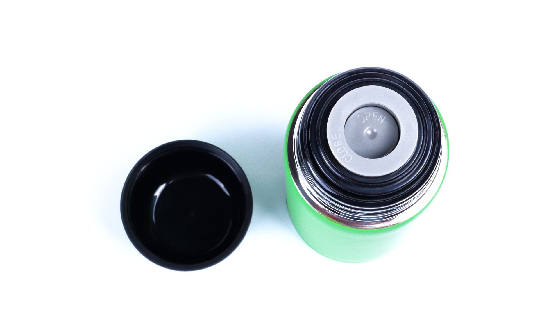 Termo de acero inox personalizado Hosban monocolor con taza de 500ml - Termos personalizados - Regalo Promocional Personalizado - imagen 4