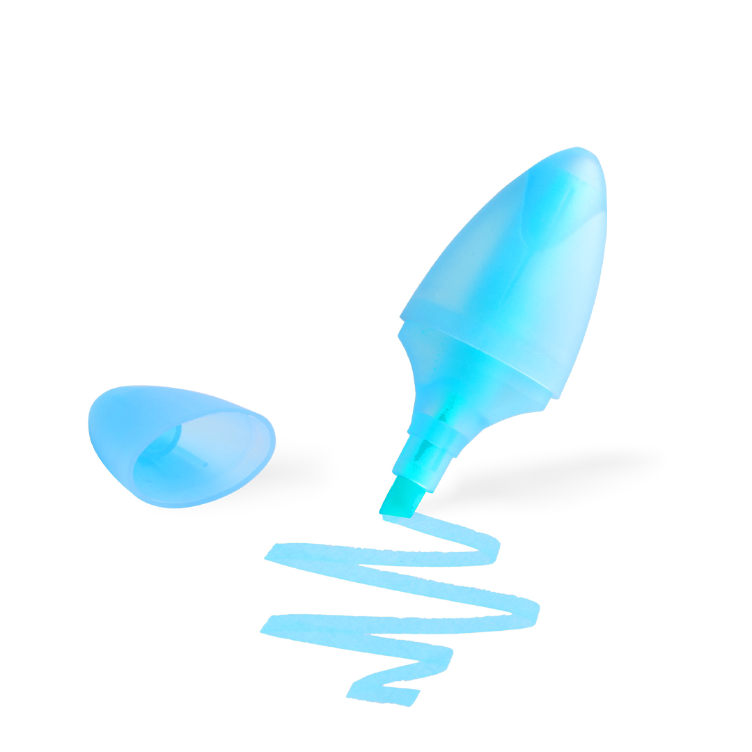 Marcador personalizado Rankap minimalista translúcido en colores