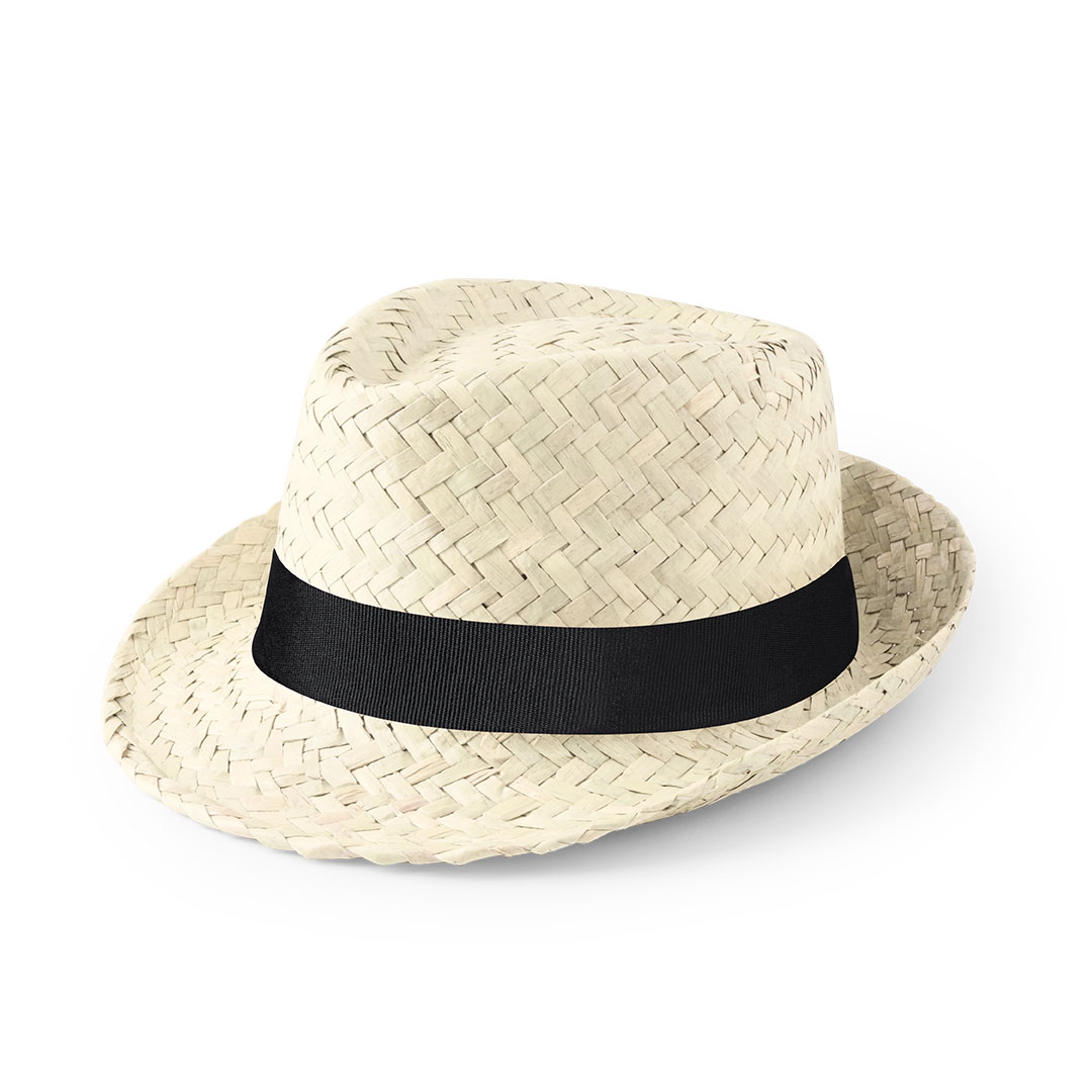 Sombrero de paja personalizado Zelio transpirable - Verano - Regalo Promocional Personalizado - vista alternativa