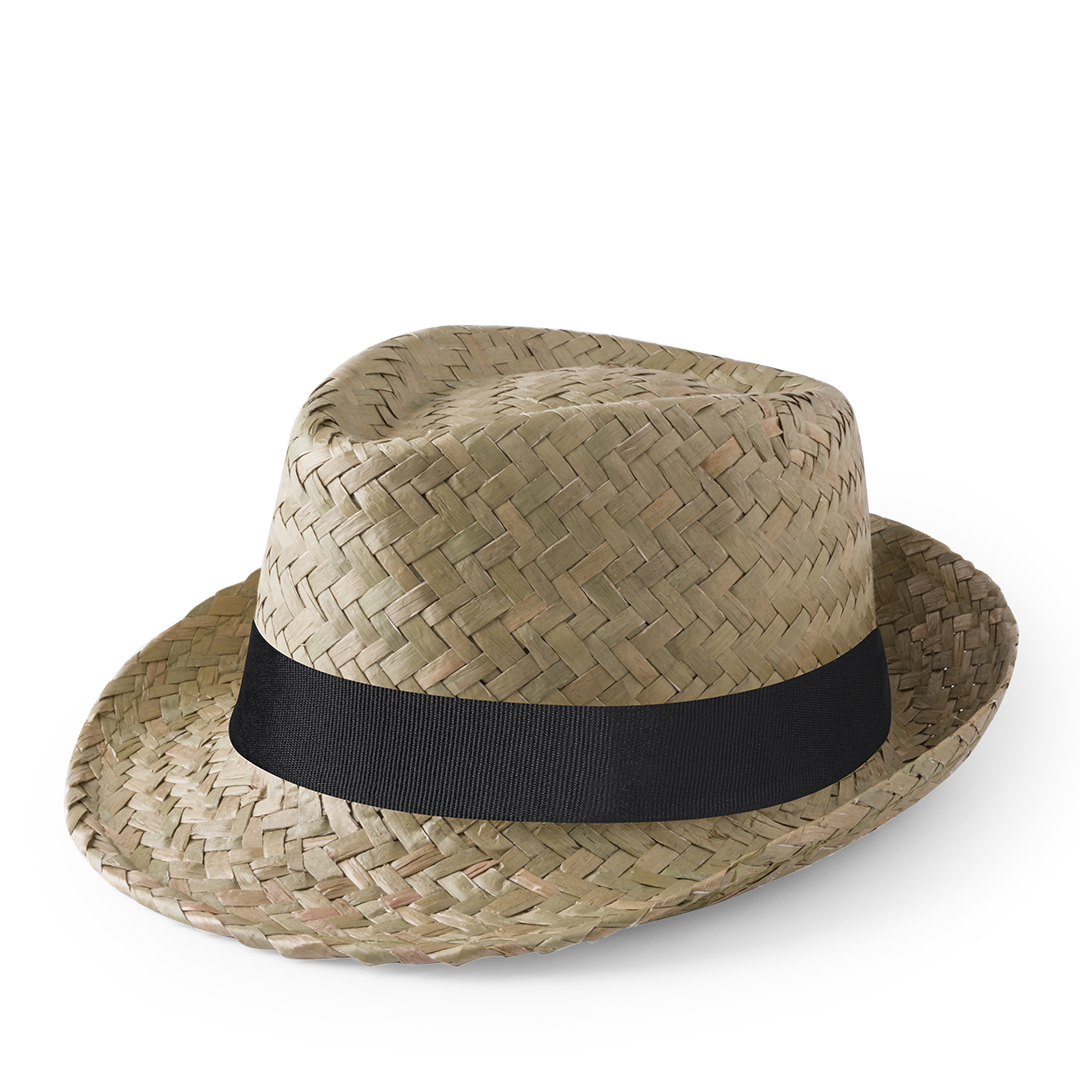 Sombrero de paja personalizado Zelio transpirable - Verano - Regalo Promocional Personalizado