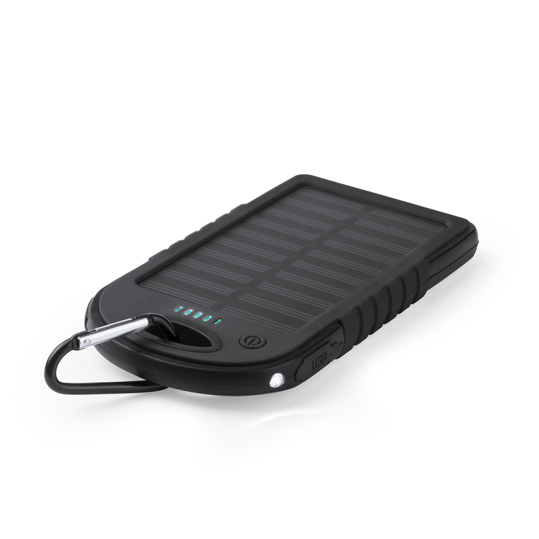 Power Bank personalizada Lenard deportivo solar con silicona de 4000mAh - Tecnología - Regalo Promocional Personalizado
