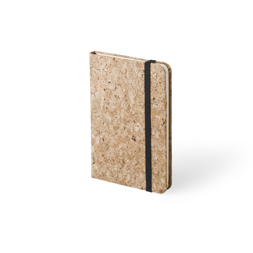 Bloc de notas personalizado Climer en corcho natural con 80 hojas lisas - Oficina - Regalo Promocional Personalizado