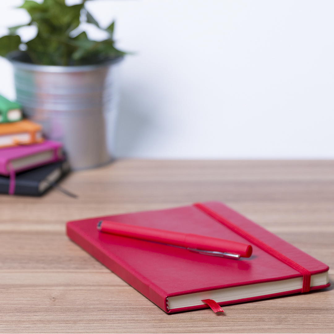 Set personalizado Marden bloc polipiel con bolígrafo 100 hojas