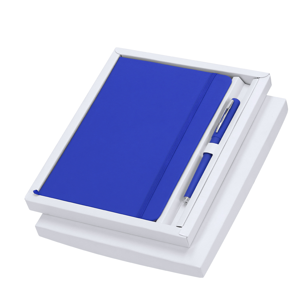 Set personalizado Marden bloc polipiel con bolígrafo 100 hojas - Set de escritura personalizados - Regalo Promocional Personalizado