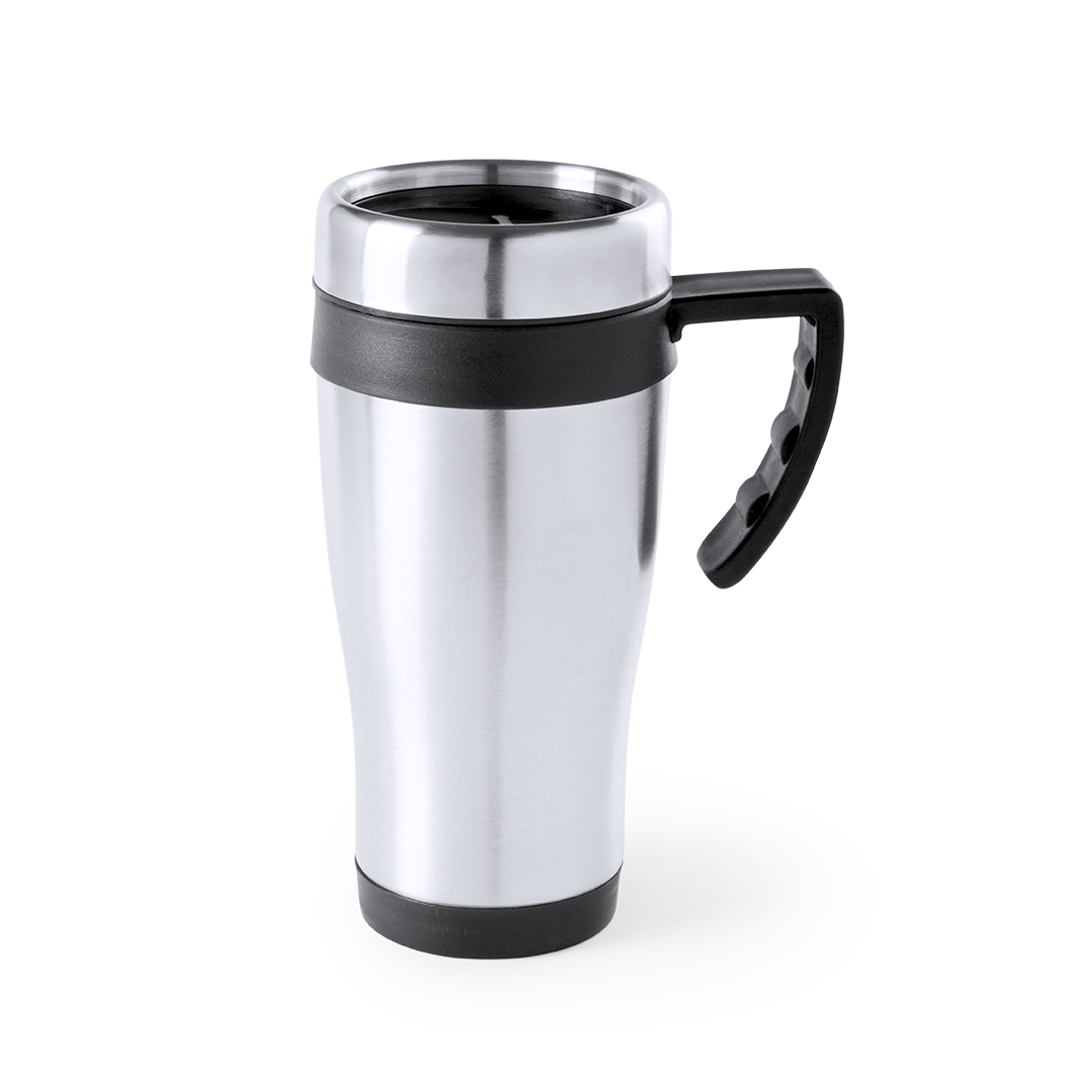 Taza térmica personalizada Carson de acero inox brillante de 450ml - Tazas y vasos personalizados - Regalo Promocional Personalizado - imagen 3