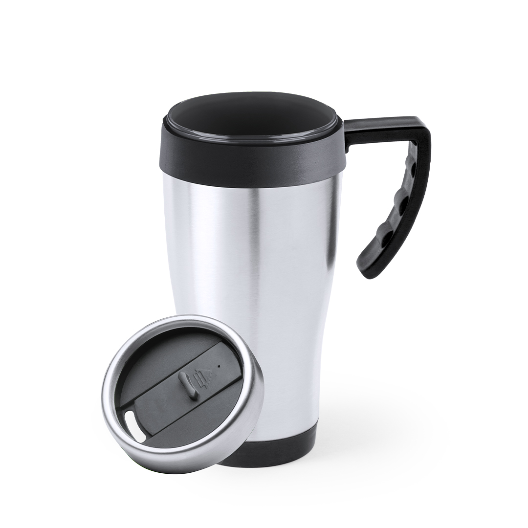 Taza térmica personalizada Carson de acero inox brillante de 450ml - Tazas y vasos personalizados - Regalo Promocional Personalizado - imagen 5