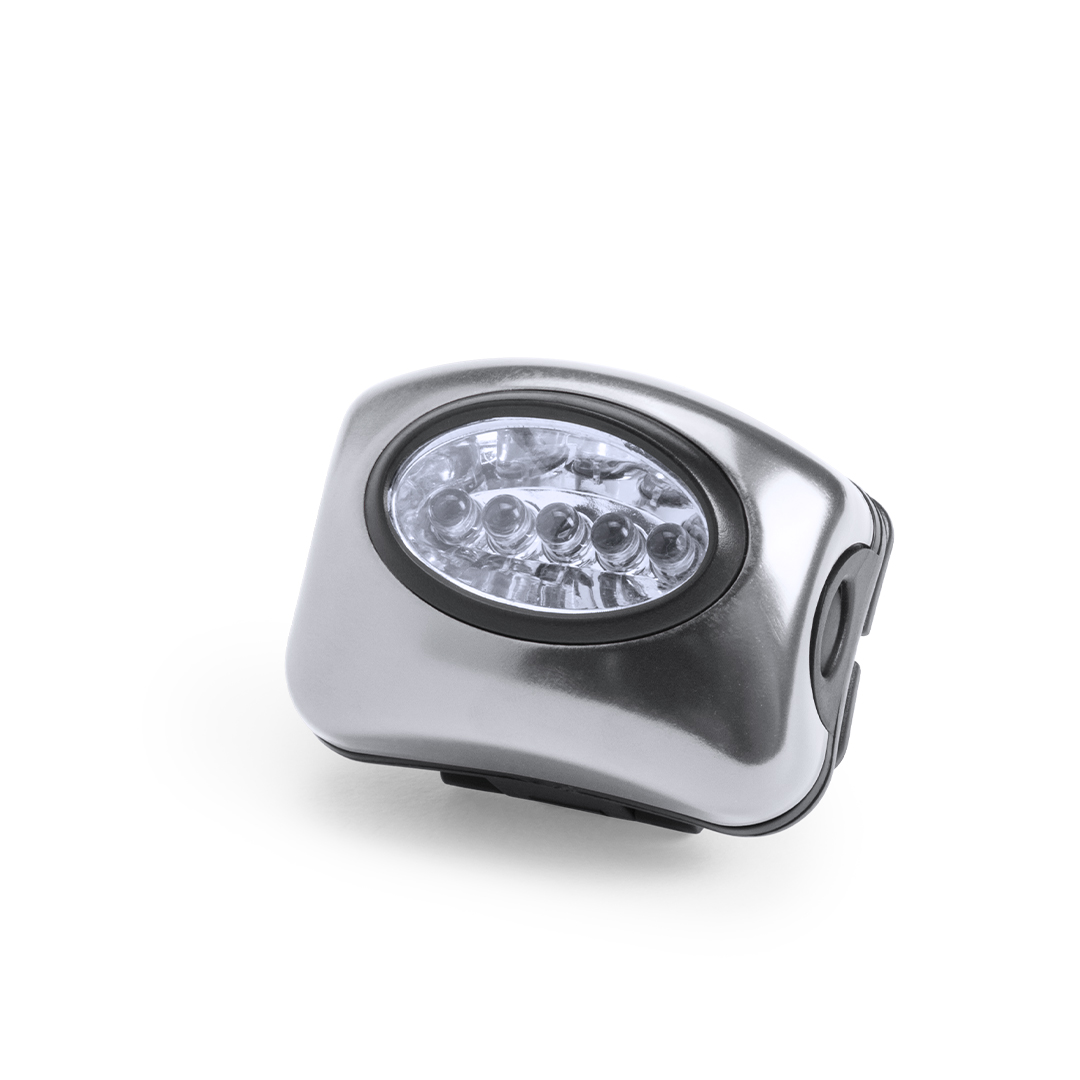 Linterna personalizada Lokys para cabeza con 5 LEDs - Linternas personalizadas - Regalo Promocional Personalizado