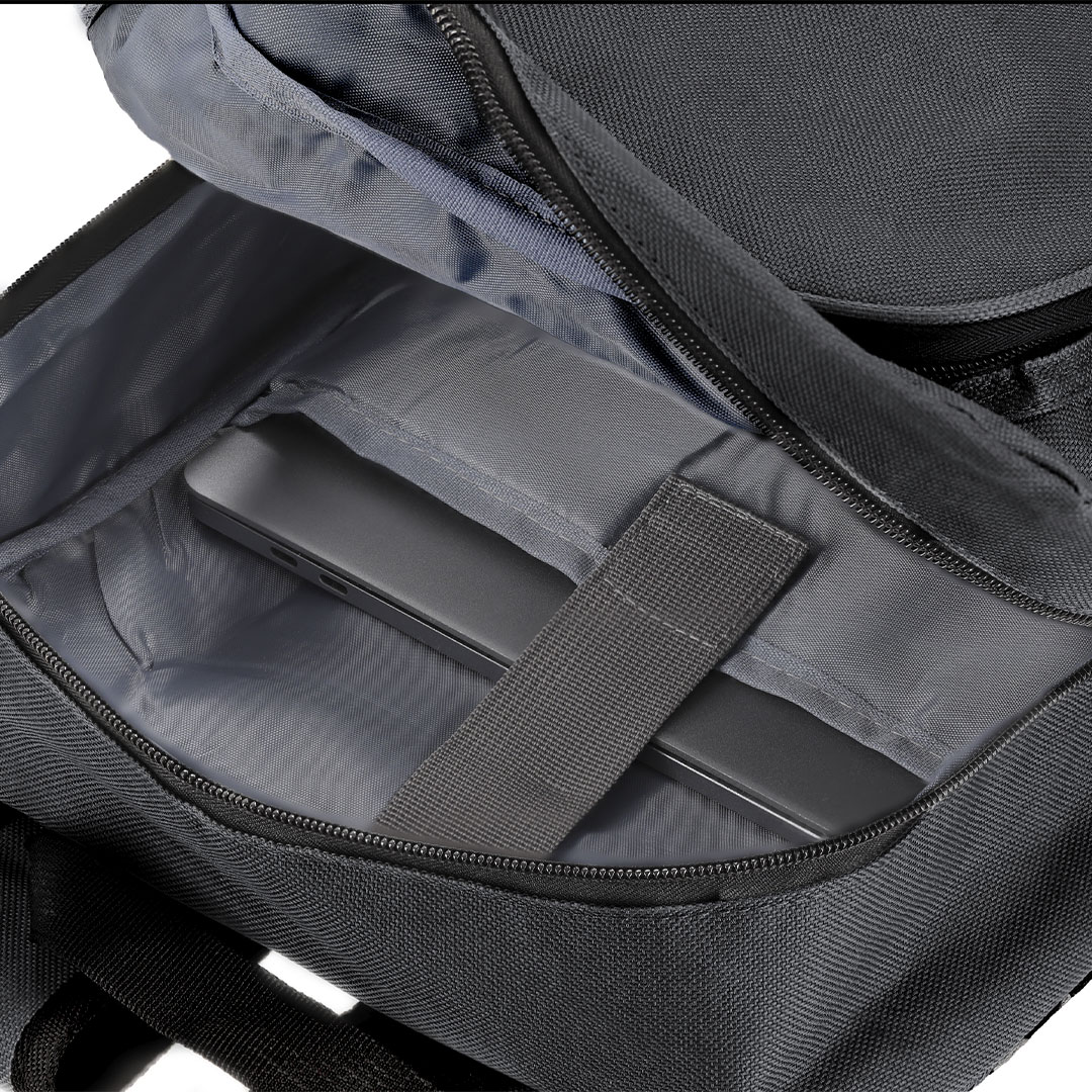 Mochila personalizada Donovan de poliéster 600D con compartimento portátil - Mochilas personalizadas - Regalo Promocional Personalizado - imagen 4