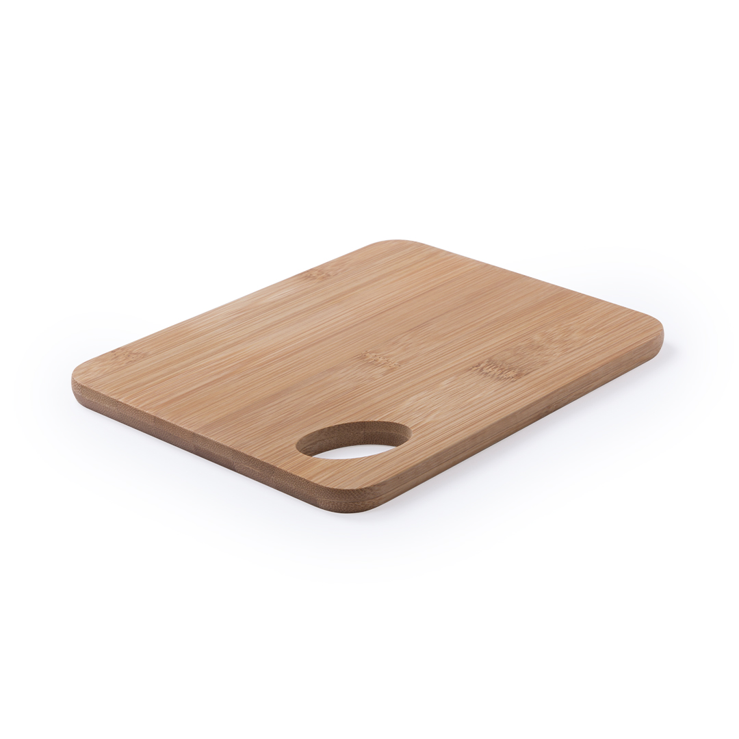 Tabla de bambú personalizada Ruban con troquelado - Tablas de corte - Regalo Promocional Personalizado