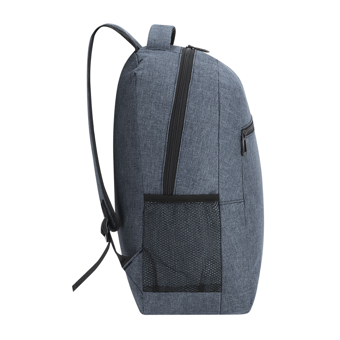 Mochila personalizada Verbel de poliéster 600D con bolsillo portátil - Mochilas personalizadas - Regalo Promocional Personalizado - vista alternativa