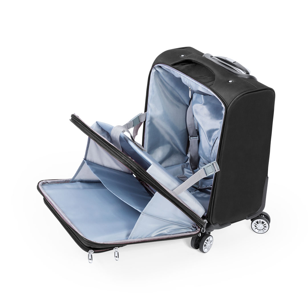 Trolley de negocios personalizado Zoidel de nylon con 4 ruedas telescópicas - Viaje - Regalo Promocional Personalizado - imagen 5