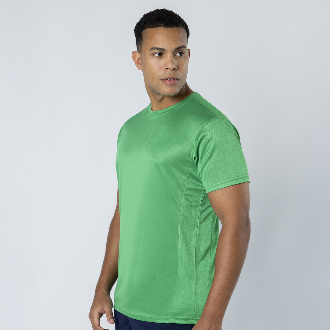 Camiseta personalizada para adulto Tecnic Rox de poliéster con diseño en panal - Ropa y accesorios - Regalo Promocional Personalizado