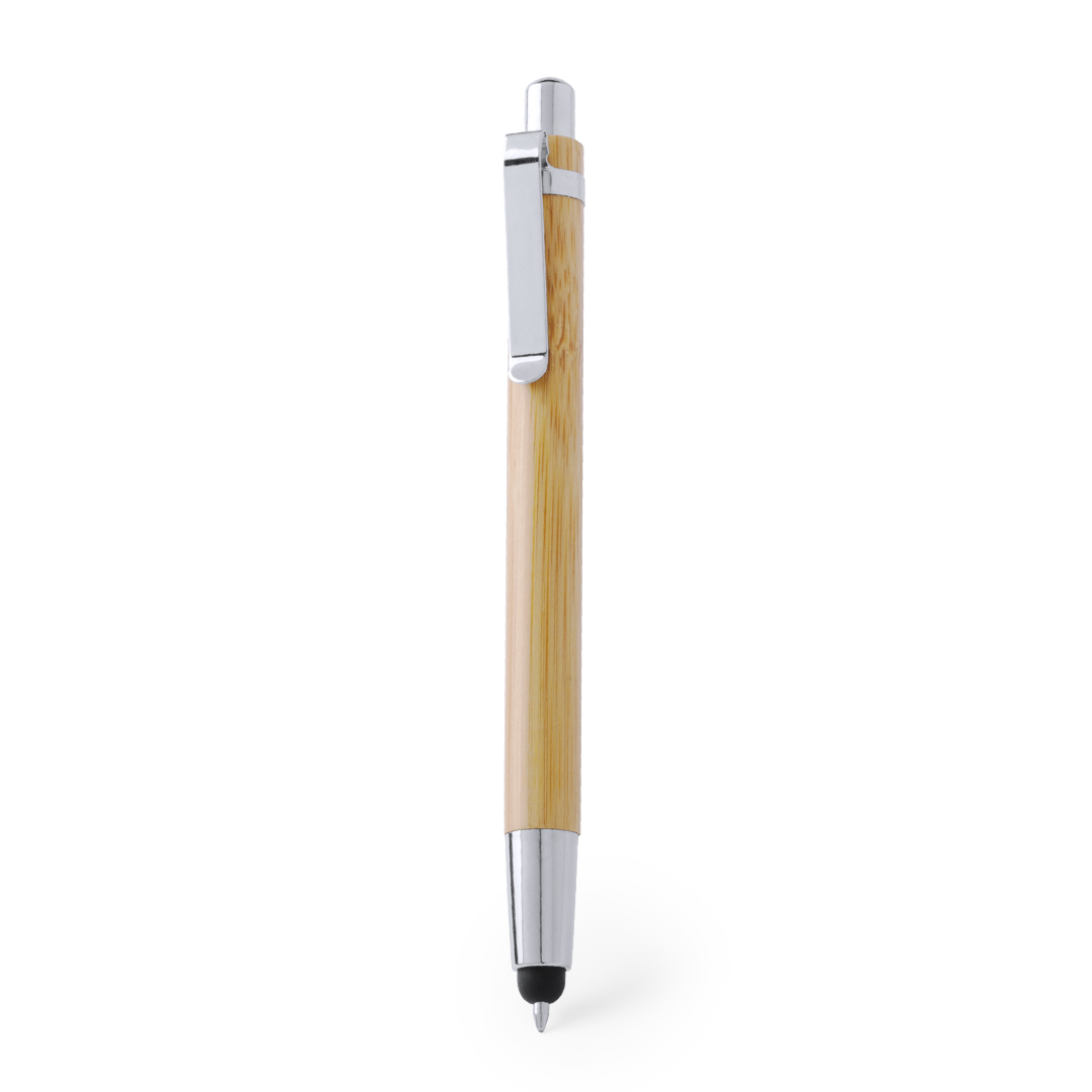 Bolígrafo puntero personalizado Sirim de bambú natural - Oficina - Regalo Promocional Personalizado