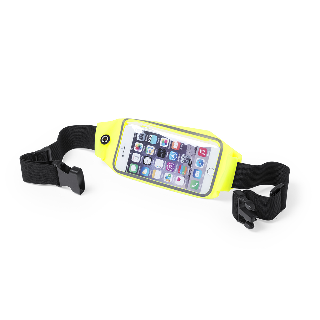 Riñonera personalizada Wanel de lycra con función táctil resistente agua - Riñoneras personalizadas - Regalo Promocional Personalizado