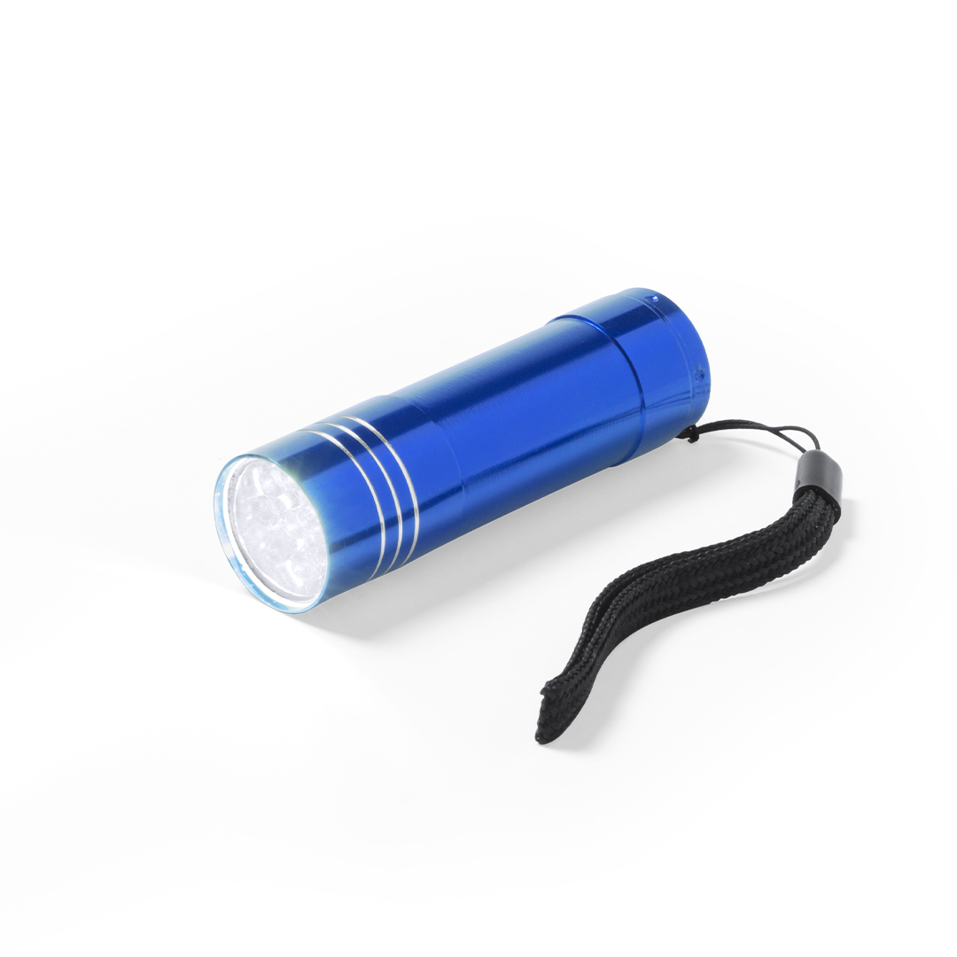 Linterna personalizada Conny de aluminio con 9 LEDs de alto poder - Linternas personalizadas - Regalo Promocional Personalizado