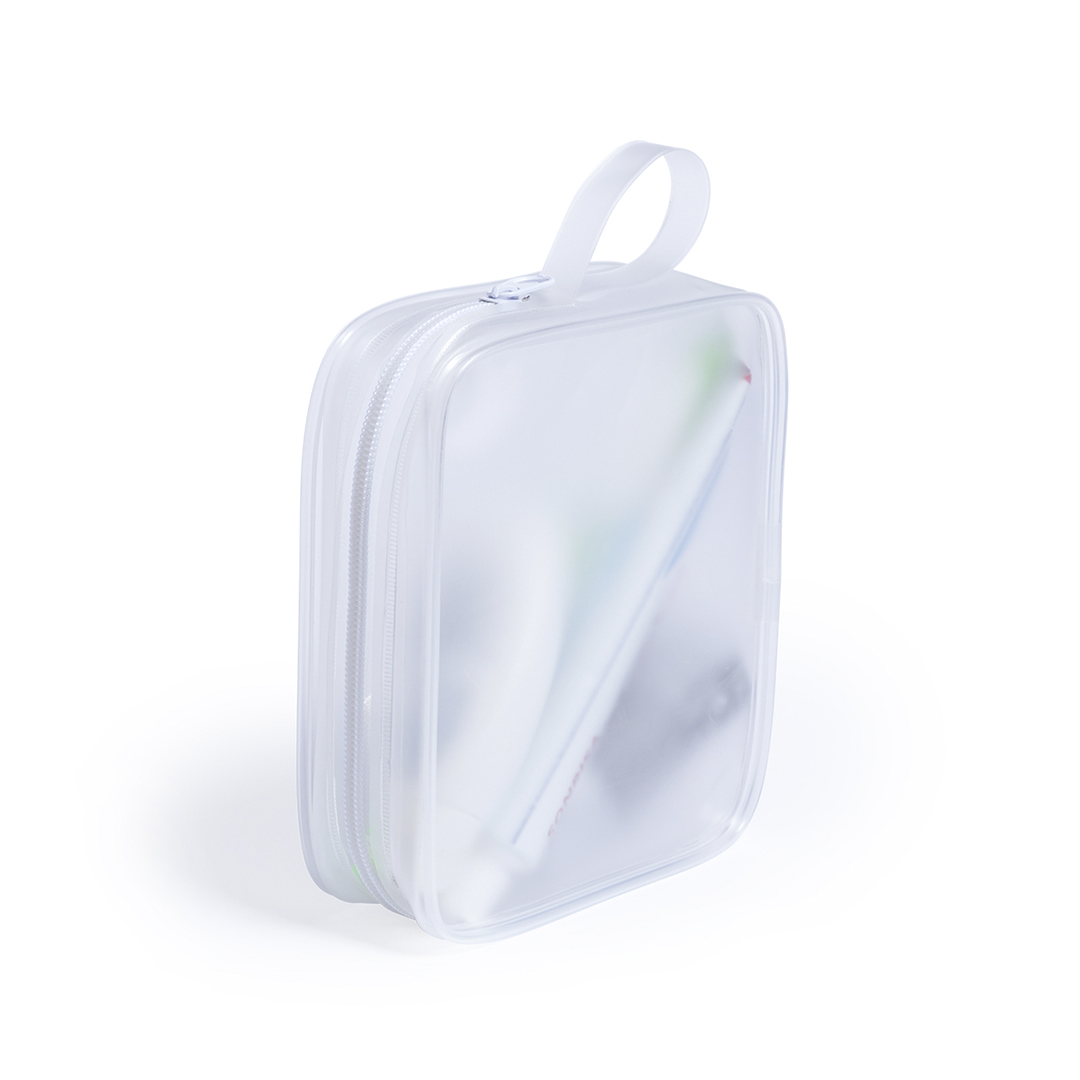 Neceser personalizado Saeki de EVA translúcido con asa